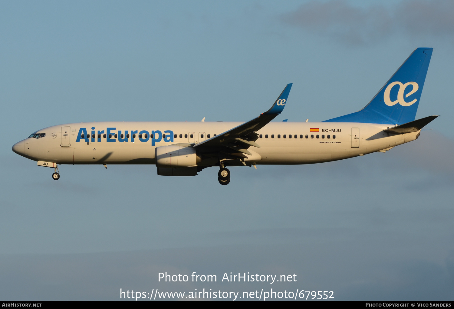 Aircraft Photo of EC-MJU | Boeing 737-85P | Air Europa | AirHistory.net #679552