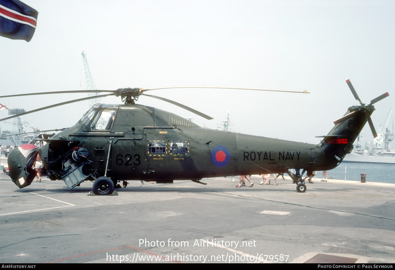 Aircraft Photo of XS492 | Westland WS-58 Wessex HU.5 | UK - Navy | AirHistory.net #679587