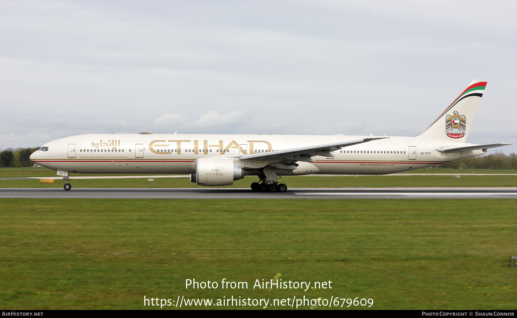 Aircraft Photo of A6-ETP | Boeing 777-3FX/ER | Etihad Airways | AirHistory.net #679609