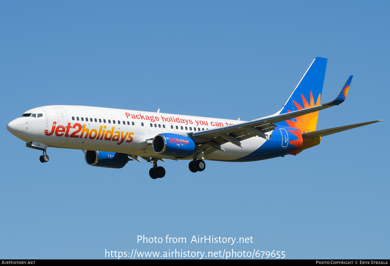 Aircraft Photo of G-JZDC | Boeing 737-82R | Jet2 Holidays | AirHistory.net #679655