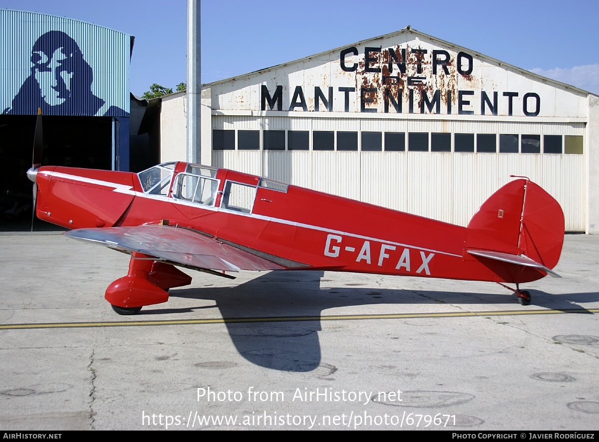 Aircraft Photo of G-AFAX | British Aircraft BA Eagle 2 | AirHistory.net #679671