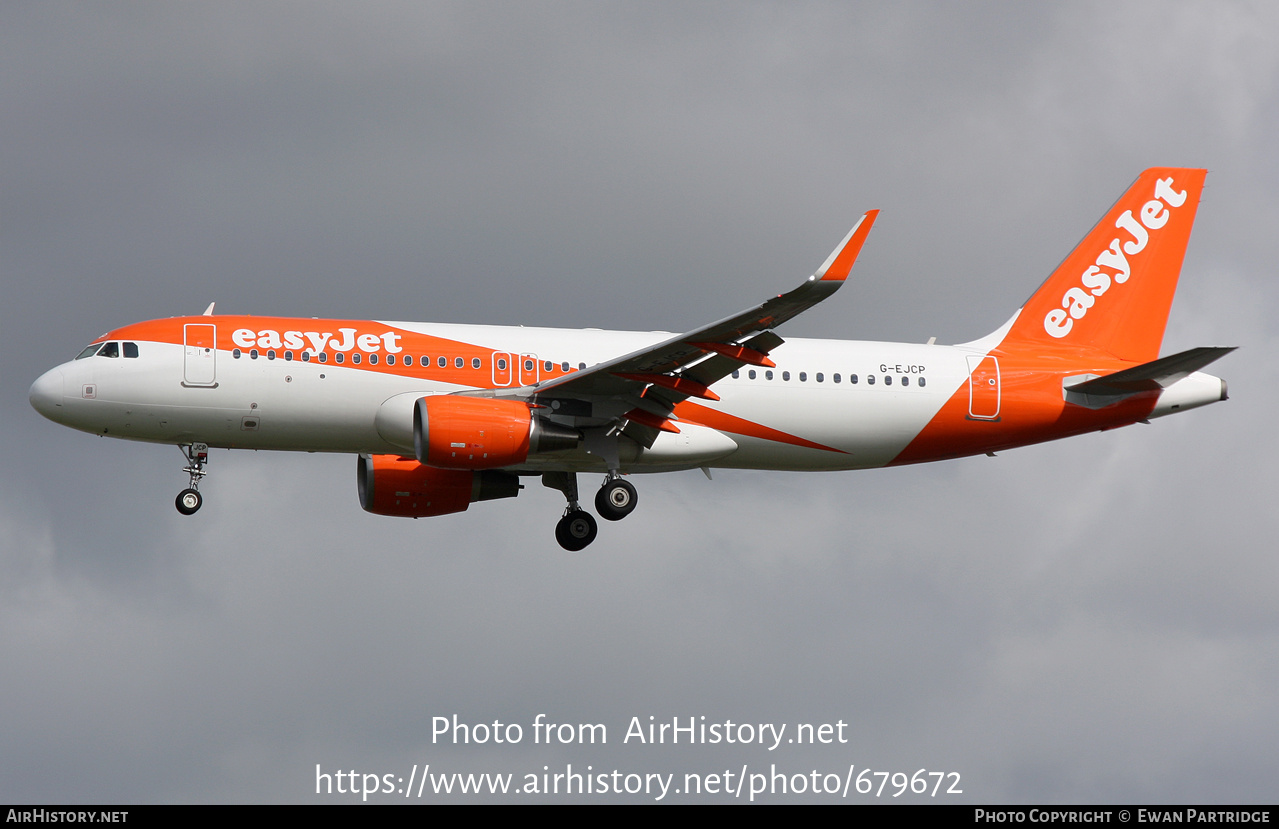 Aircraft Photo of G-EJCP | Airbus A320-214 | EasyJet | AirHistory.net #679672