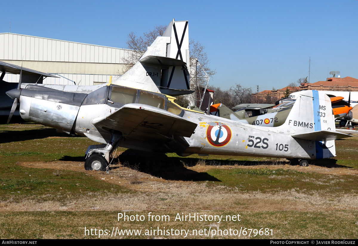 Aircraft Photo of F-BMMS / 105 | Morane-Saulnier MS-733 Alcyon | France - Navy | AirHistory.net #679681