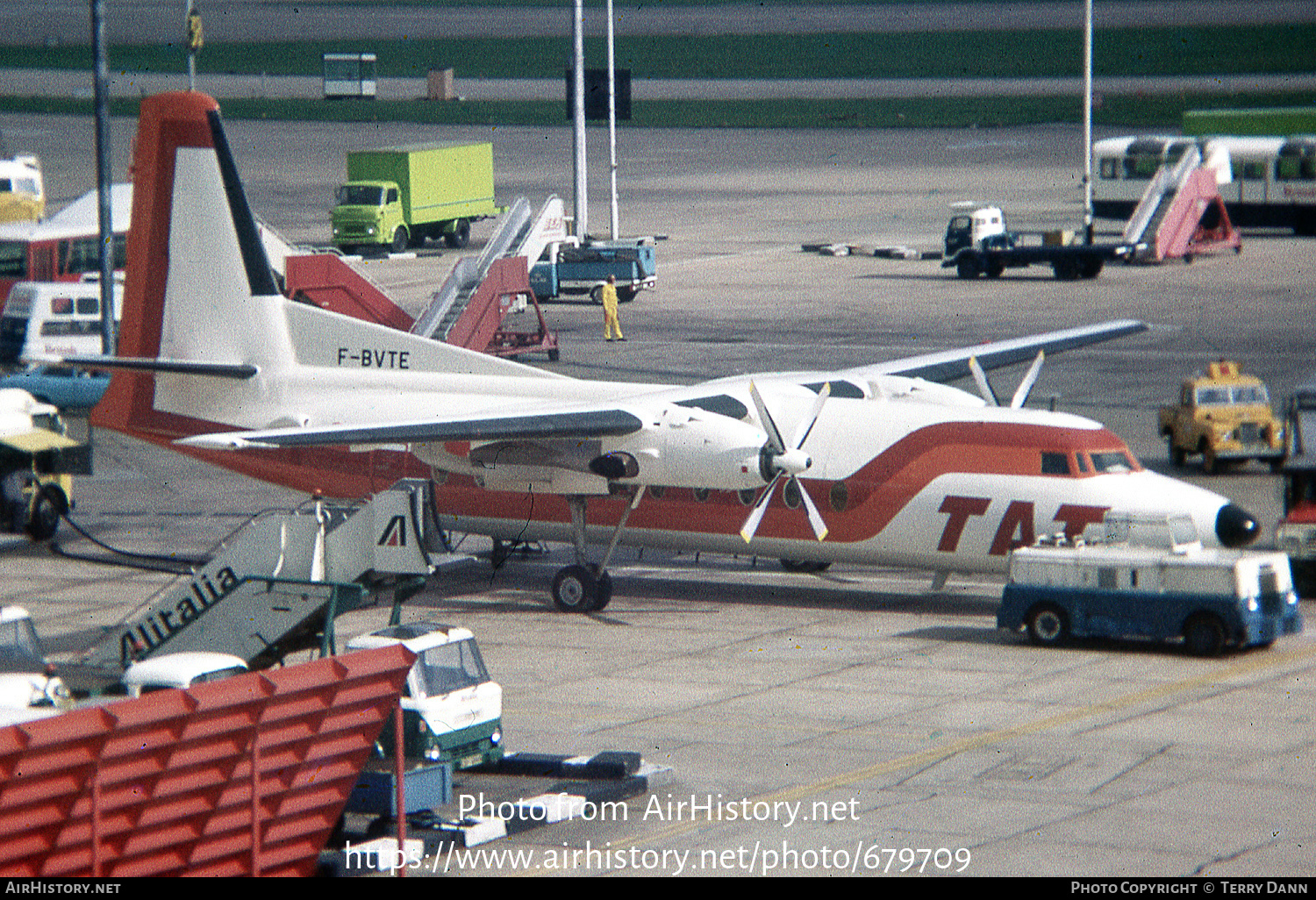 Aircraft Photo of F-BVTE | Fokker F27-200 Friendship | TAT - Touraine Air Transport | AirHistory.net #679709