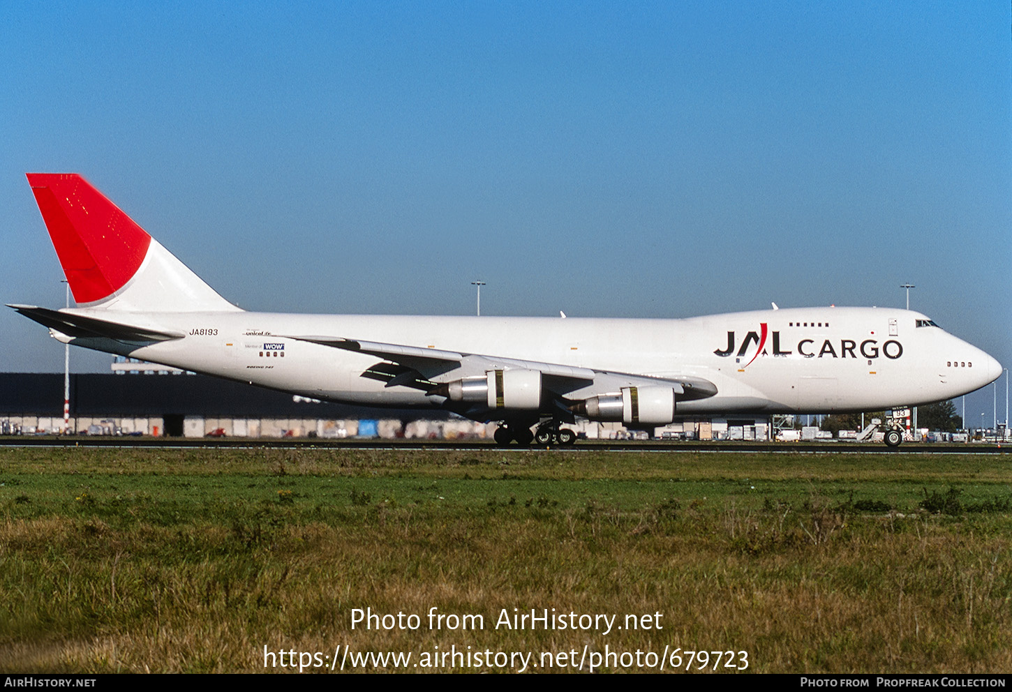 Aircraft Photo of JA8193 | Boeing 747-212B(SF) | Japan Airlines - JAL Cargo | AirHistory.net #679723