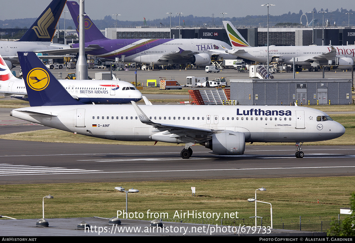 Aircraft Photo of D-AINF | Airbus A320-271N | Lufthansa | AirHistory.net #679733