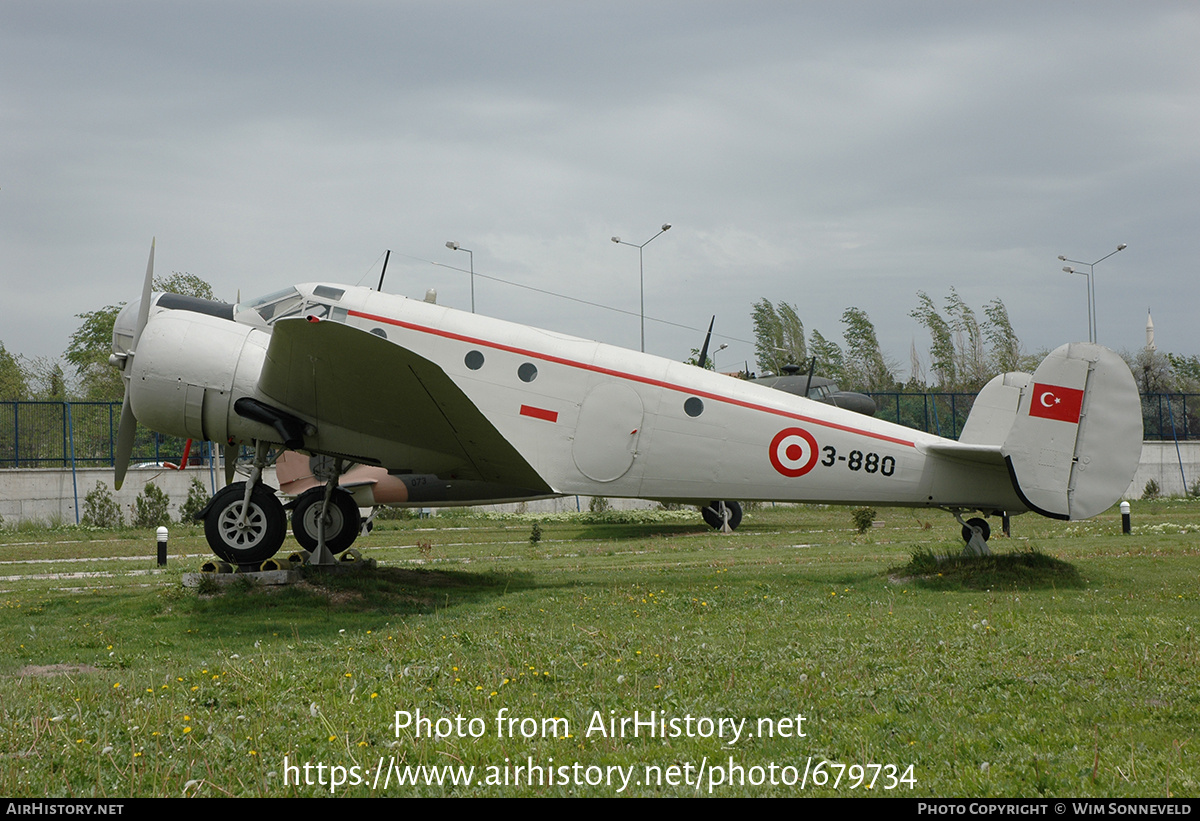 Aircraft Photo of 6880 | Beech AT-11 Kansan | Turkey - Air Force | AirHistory.net #679734