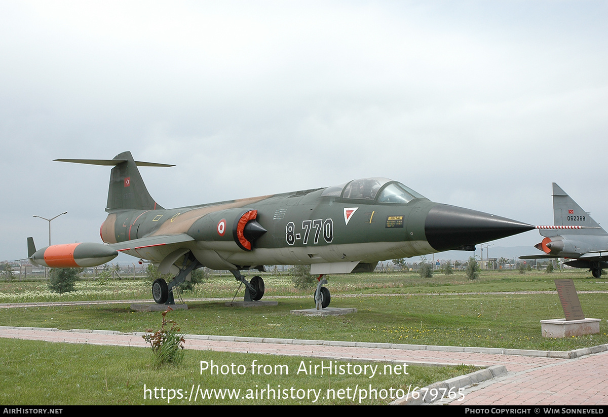 Aircraft Photo of 62-770 | Canadair CF-104 Starfighter | Turkey - Air Force | AirHistory.net #679765