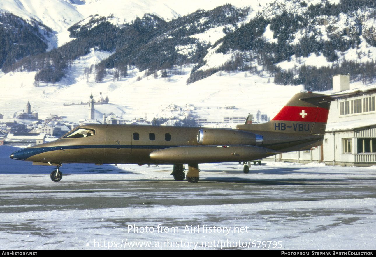 Aircraft Photo of HB-VBU | Gates Learjet 24D | AirHistory.net #679795