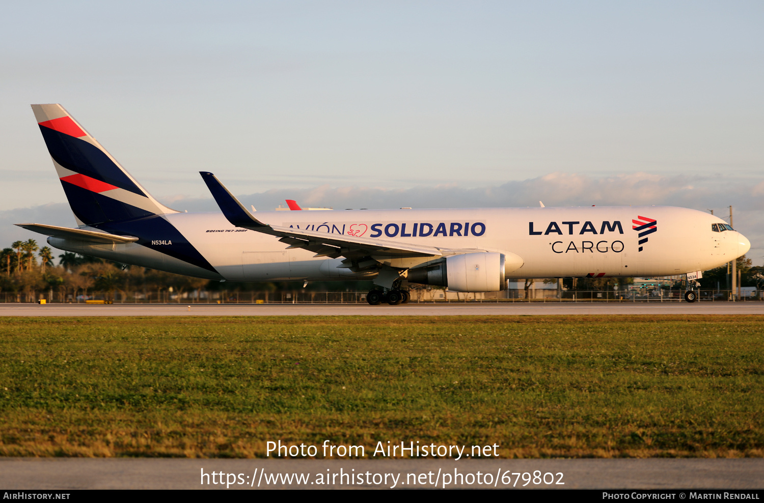 Aircraft Photo of N534LA | Boeing 767-316F/ER | LATAM Cargo | AirHistory.net #679802