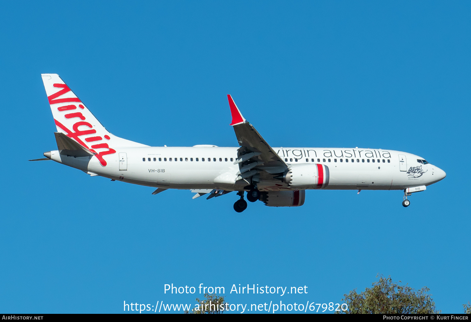 Aircraft Photo of VH-8IB | Boeing 737-8 Max 8 | Virgin Australia Airlines | AirHistory.net #679820