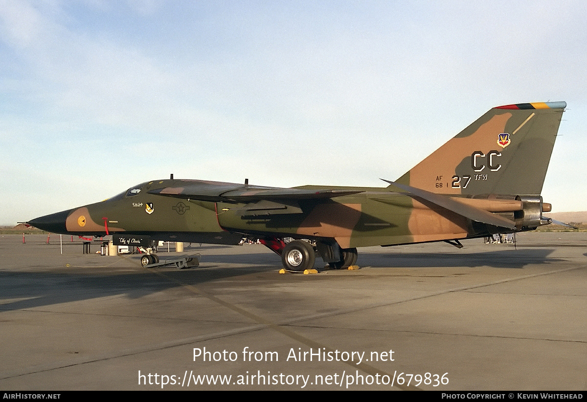 Aircraft Photo of 68-0127 / AF68-127 | General Dynamics F-111D Aardvark ...