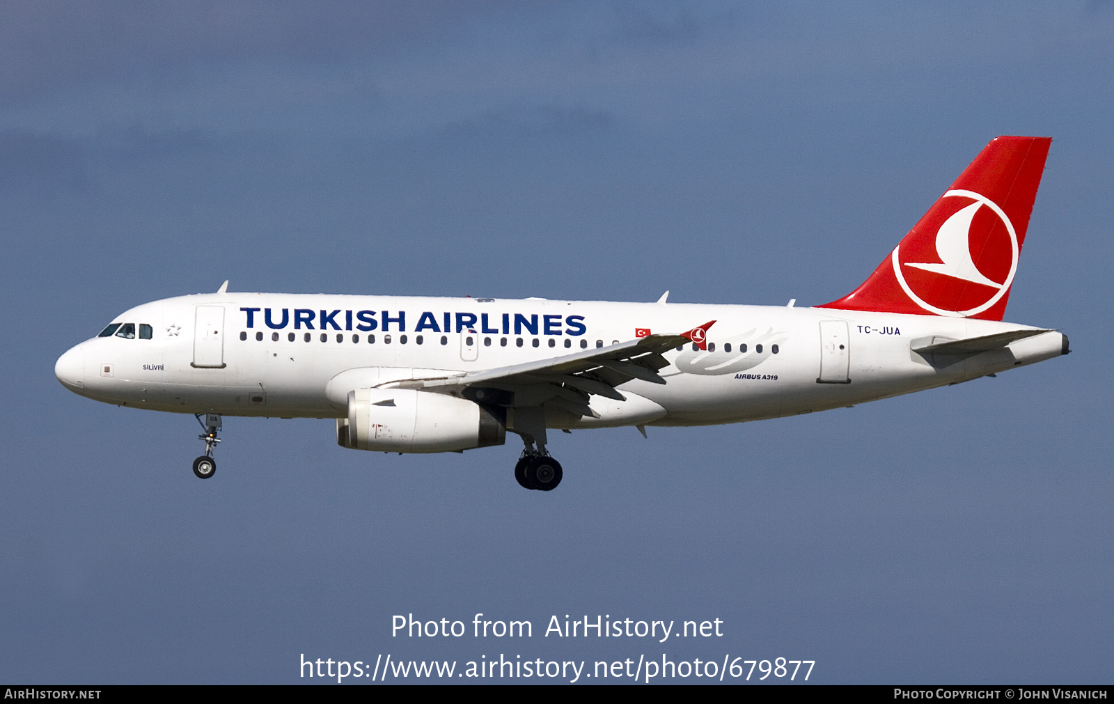 Aircraft Photo of TC-JUA | Airbus A319-132 | Turkish Airlines | AirHistory.net #679877