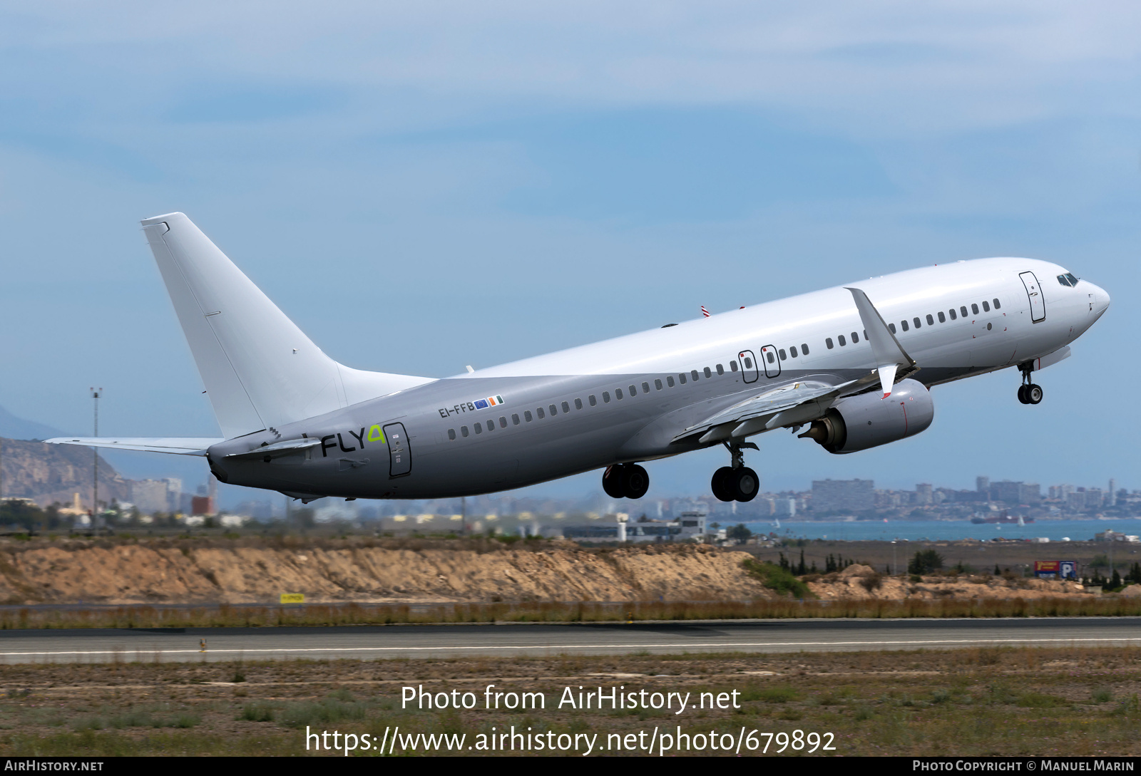 Aircraft Photo of EI-FFB | Boeing 737-8K5 | Fly4 Airlines | AirHistory.net #679892