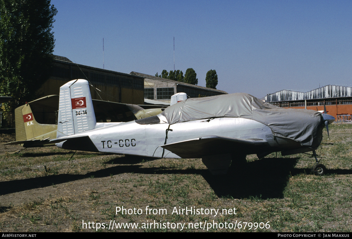 Aircraft Photo of TC-CCC / 34-14 | Beech T-34A Mentor | AirHistory.net #679906