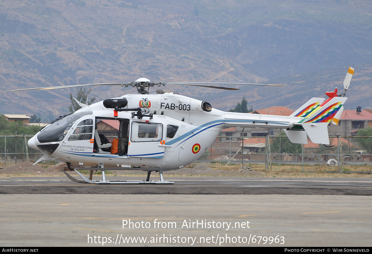 Aircraft Photo of FAB-003 | Airbus Helicopters BK-117 C-2 | Bolivia - Air Force | AirHistory.net #679963