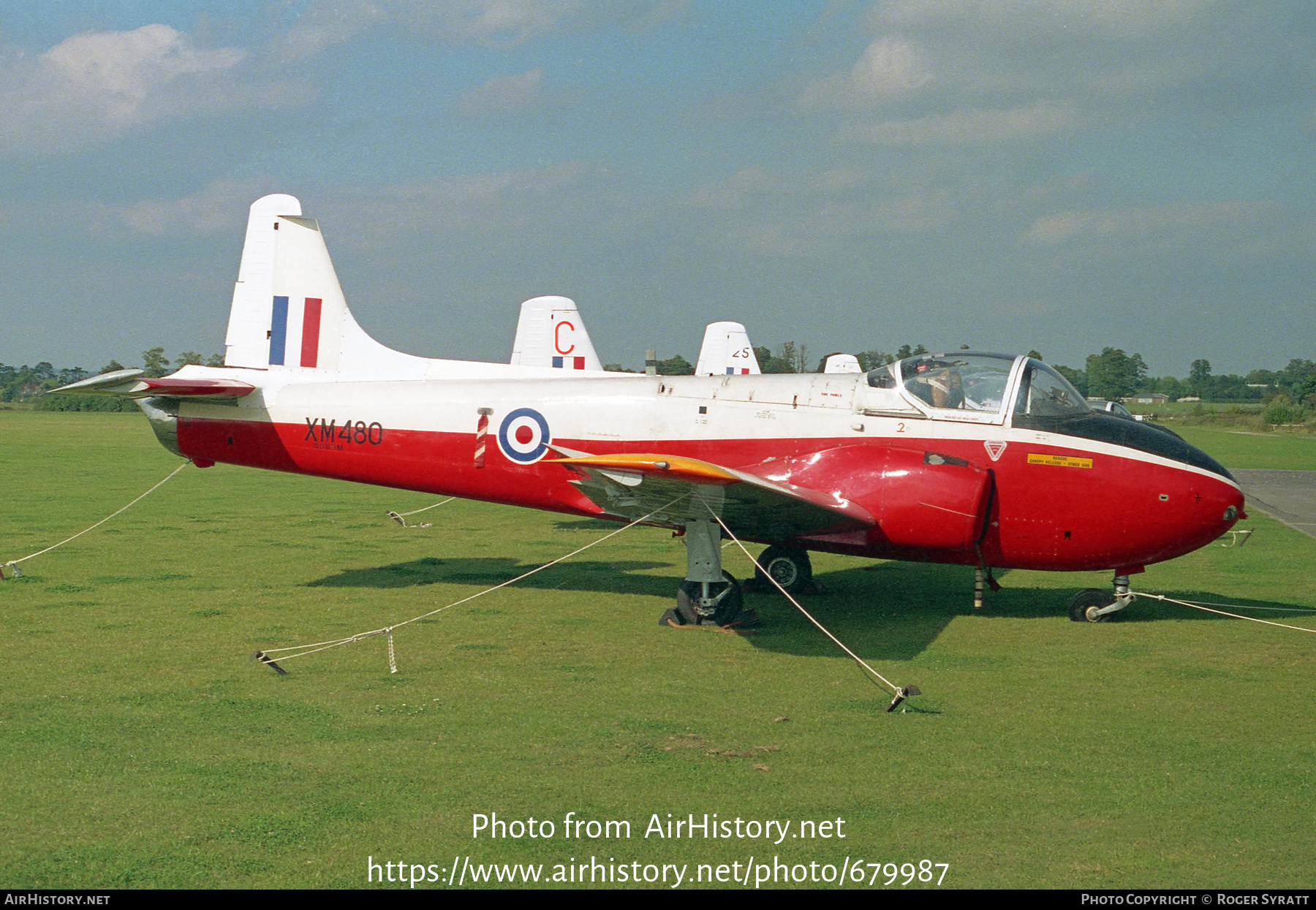 Aircraft Photo of XM480 / 8080M | Hunting P.84 Jet Provost T3 | UK - Air Force | AirHistory.net #679987