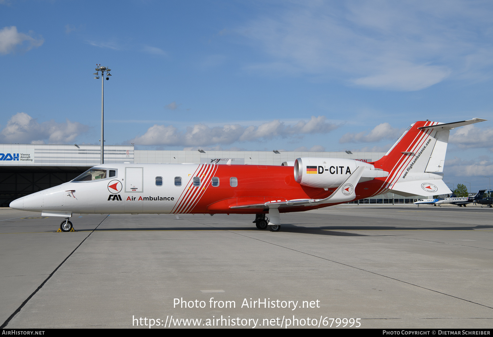 Aircraft Photo of D-CITA | Learjet 60 | FAI - Flight Ambulance International | AirHistory.net #679995