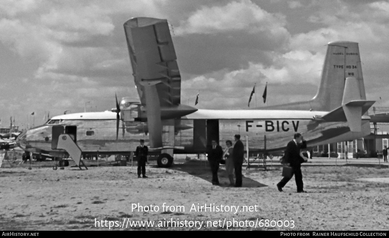 Aircraft Photo of F-BICV | Hurel-Dubois HD-34 | IGN - Institut Géographique National | AirHistory.net #680003