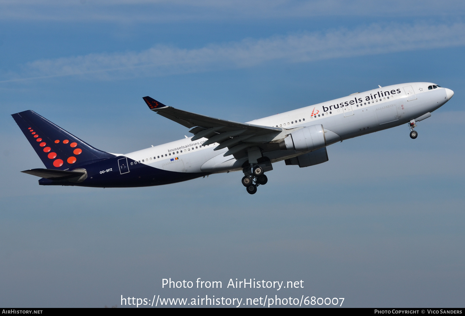 Aircraft Photo of OO-SFZ | Airbus A330-223 | Brussels Airlines | AirHistory.net #680007