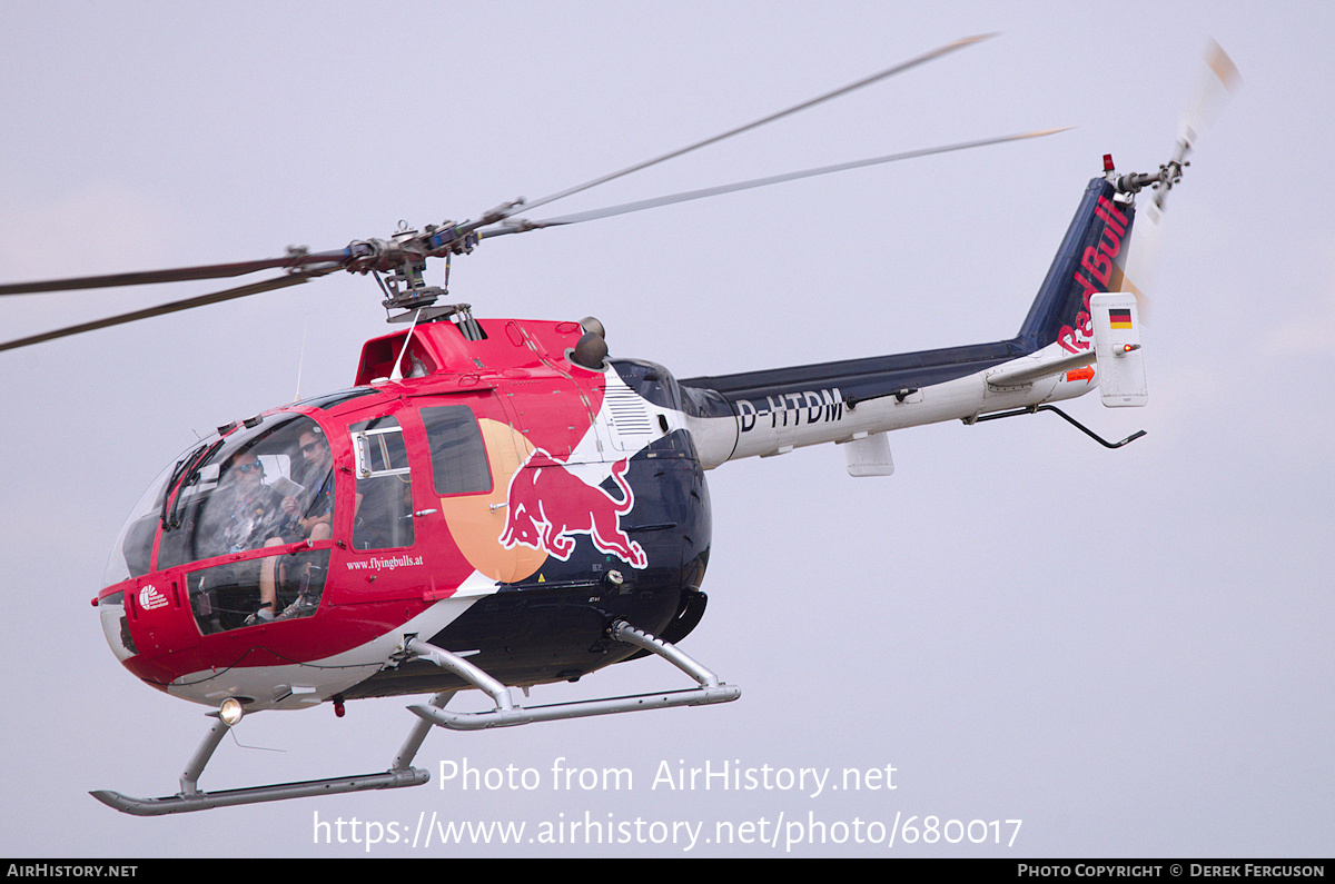 Aircraft Photo of D-HTDM | MBB BO-105CB-4 | Red Bull | AirHistory.net #680017