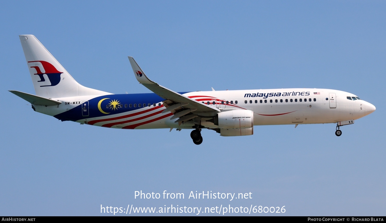 Aircraft Photo of 9M-MXX | Boeing 737-8H6 | Malaysia Airlines | AirHistory.net #680026