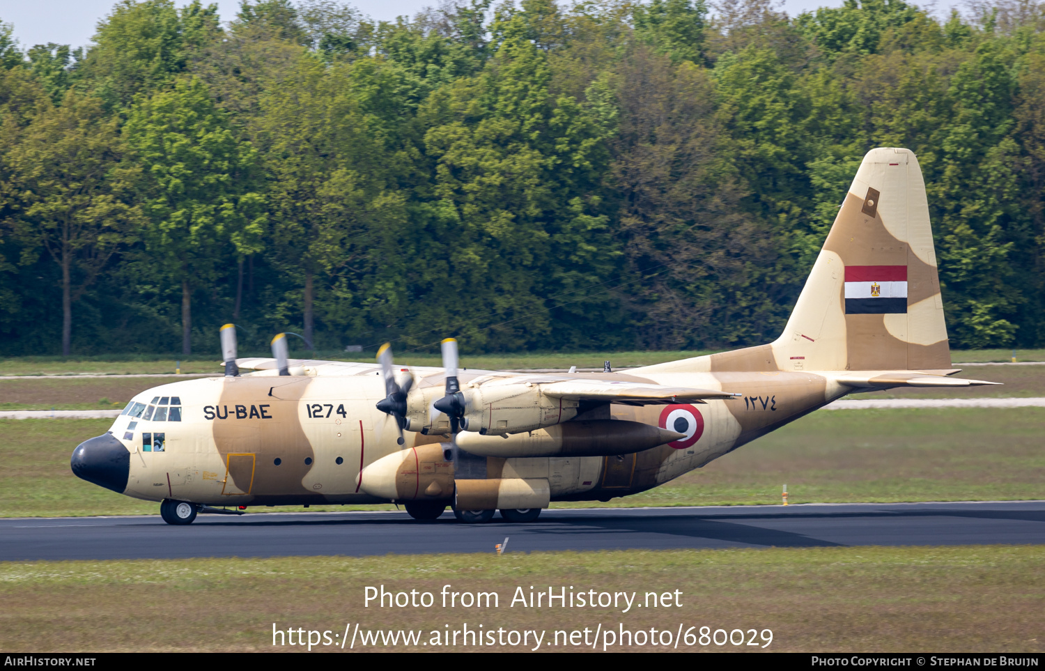 Aircraft Photo of 1274 / ۱۲۷٤ | Lockheed C-130H Hercules | Egypt - Air Force | AirHistory.net #680029