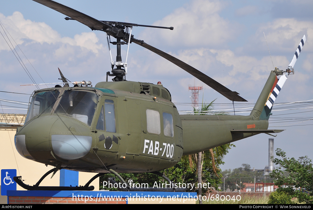 Aircraft Photo of FAB-700 | Bell UH-1H Iroquois | Bolivia - Air Force | AirHistory.net #680040