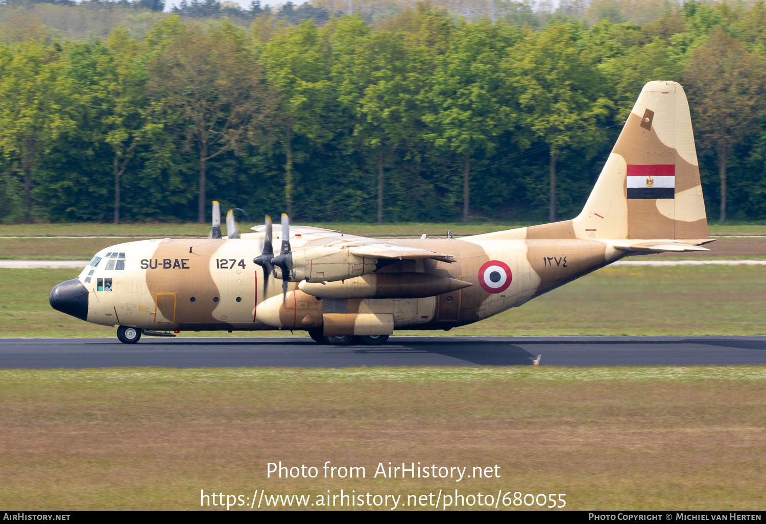 Aircraft Photo of 1274 / ۱۲۷٤ | Lockheed C-130H Hercules | Egypt - Air Force | AirHistory.net #680055