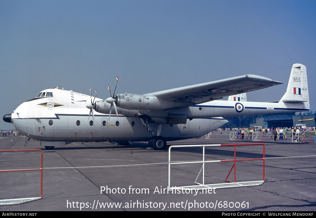 Aircraft Photo of XN855 | Armstrong Whitworth AW-660 Argosy E.1 | UK - Air Force | AirHistory.net #680061