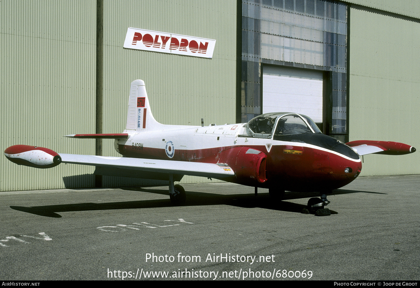 Aircraft Photo of 8409M / XS209 | BAC 84 Jet Provost T4 | UK - Air Force | AirHistory.net #680069