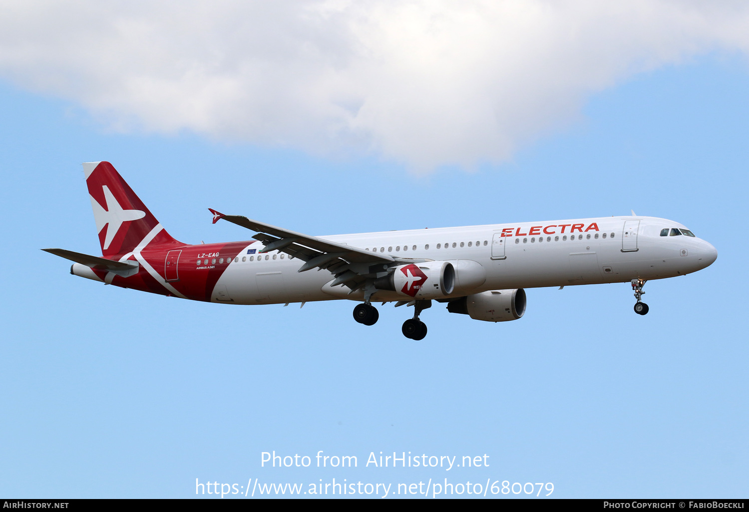 Aircraft Photo of LZ-EAG | Airbus A321-111 | Electra Airways | AirHistory.net #680079