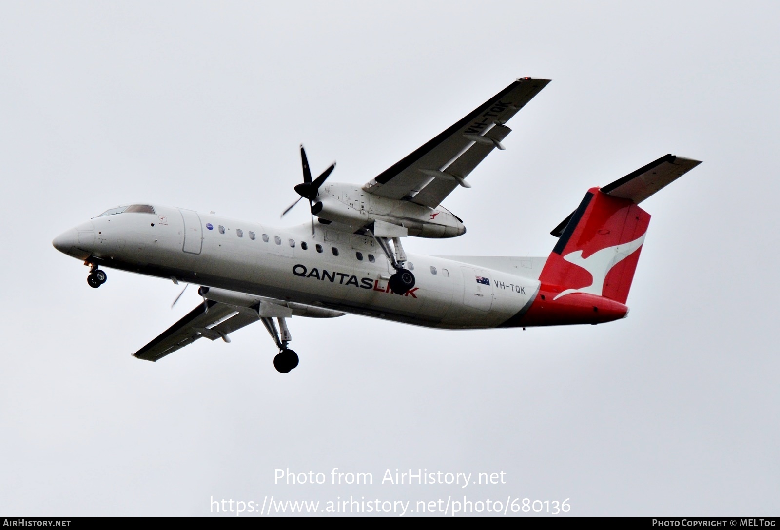 Aircraft Photo of VH-TQK | Bombardier DHC-8-315Q Dash 8 | QantasLink | AirHistory.net #680136