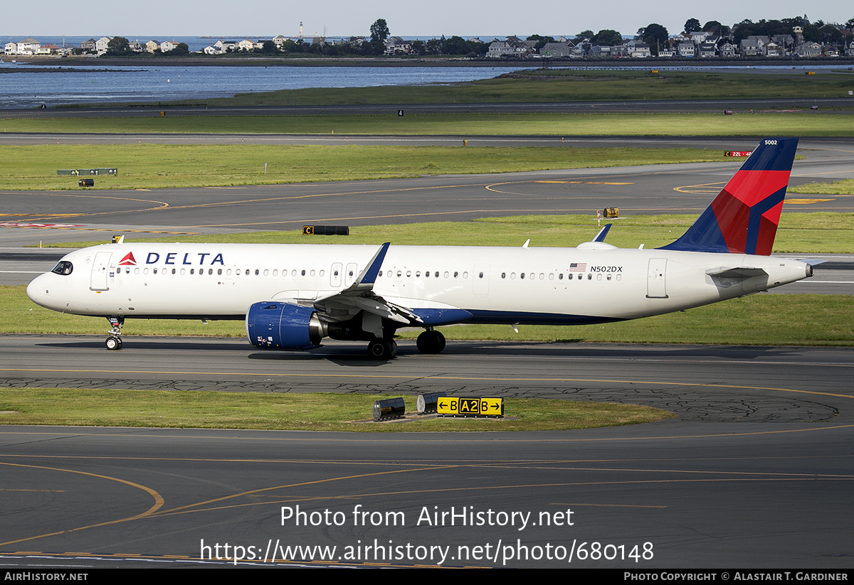 Aircraft Photo of N502DX | Airbus A321-271NX | Delta Air Lines | AirHistory.net #680148