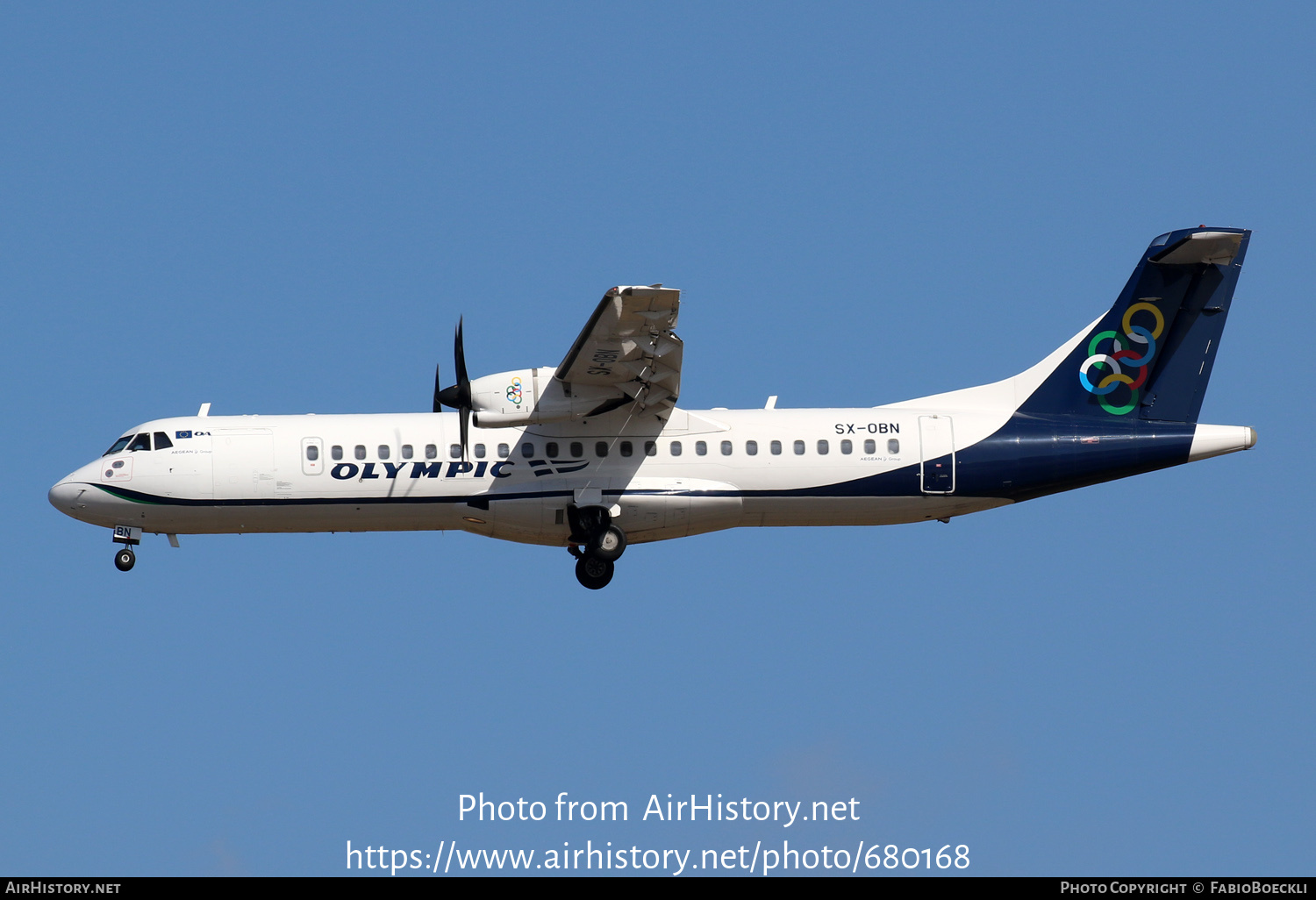 Aircraft Photo of SX-OBN | ATR ATR-72-600 (ATR-72-212A) | Olympic | AirHistory.net #680168