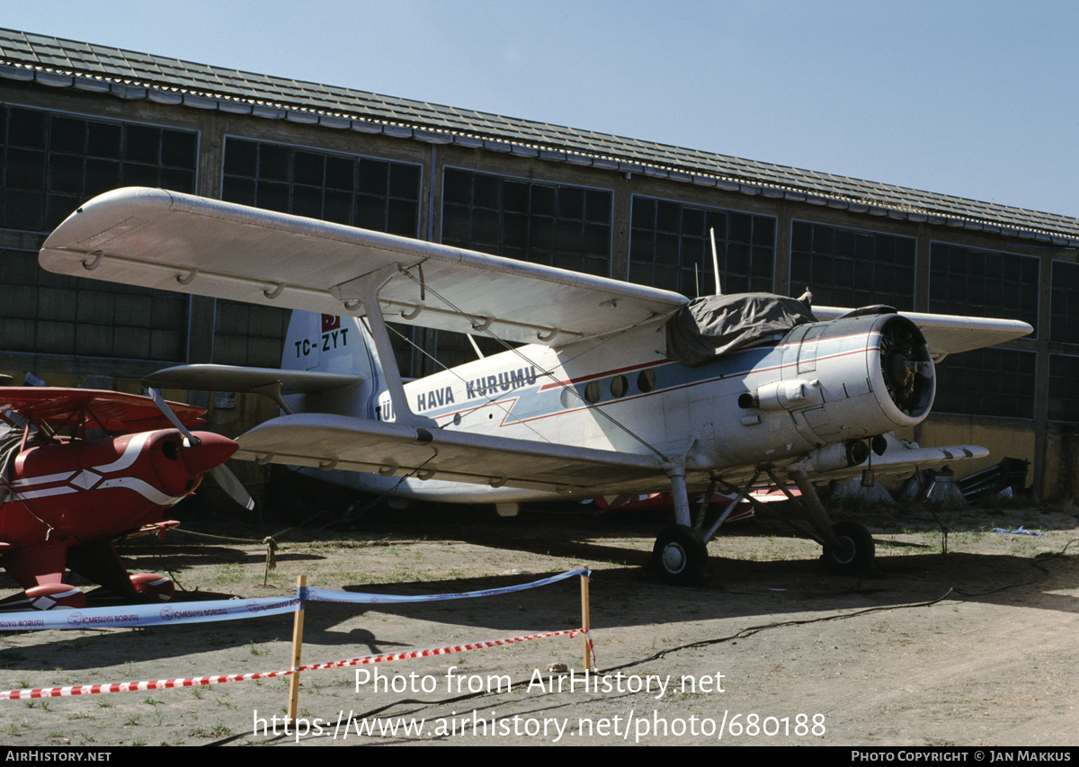 Aircraft Photo of TC-ZYT | Antonov An-2R | THK - Türk Hava Kurumu | AirHistory.net #680188