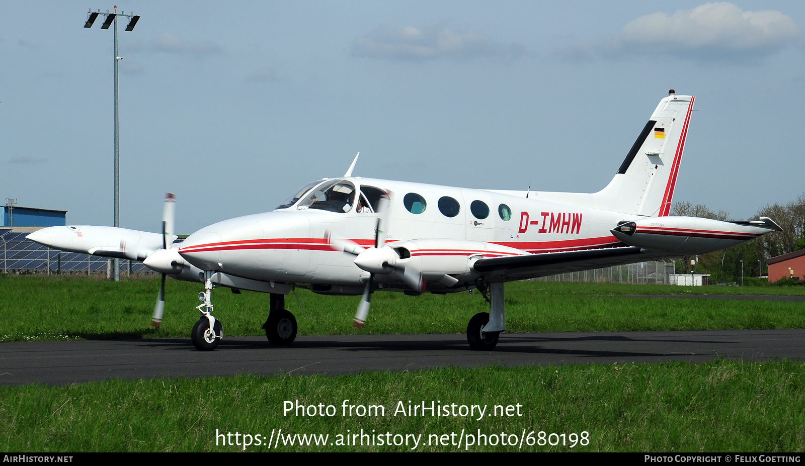 Aircraft Photo of D-IMHW | Cessna 340A | AirHistory.net #680198