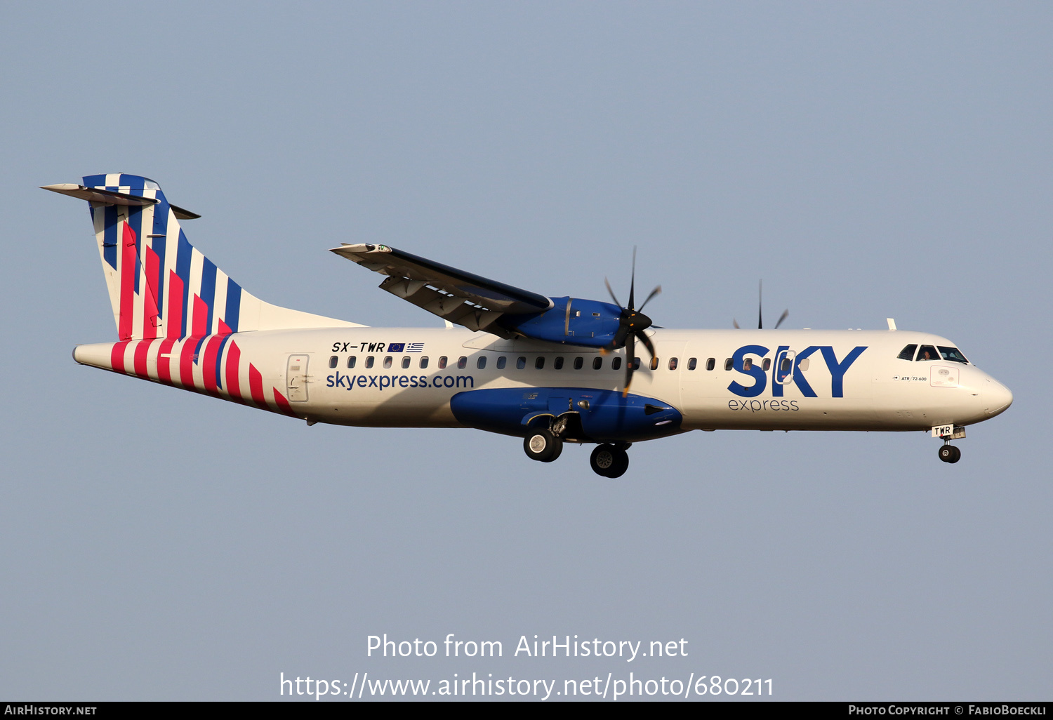 Aircraft Photo of SX-TWR | ATR ATR-72-600 (ATR-72-212A) | Sky Express | AirHistory.net #680211