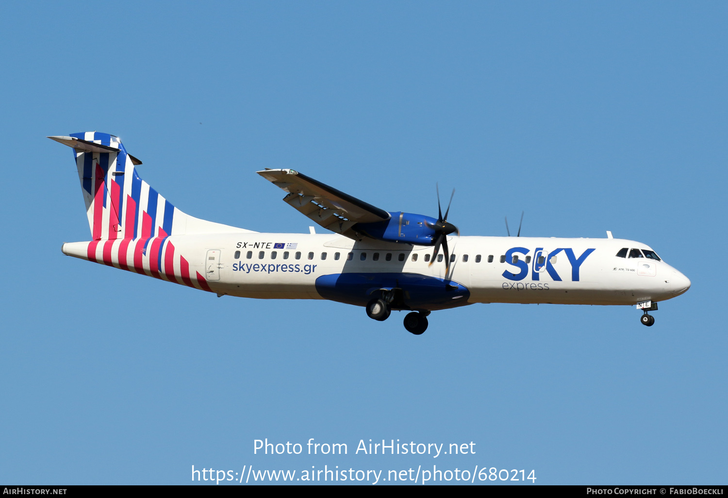 Aircraft Photo of SX-NTE | ATR ATR-72-600 (ATR-72-212A) | Sky Express | AirHistory.net #680214