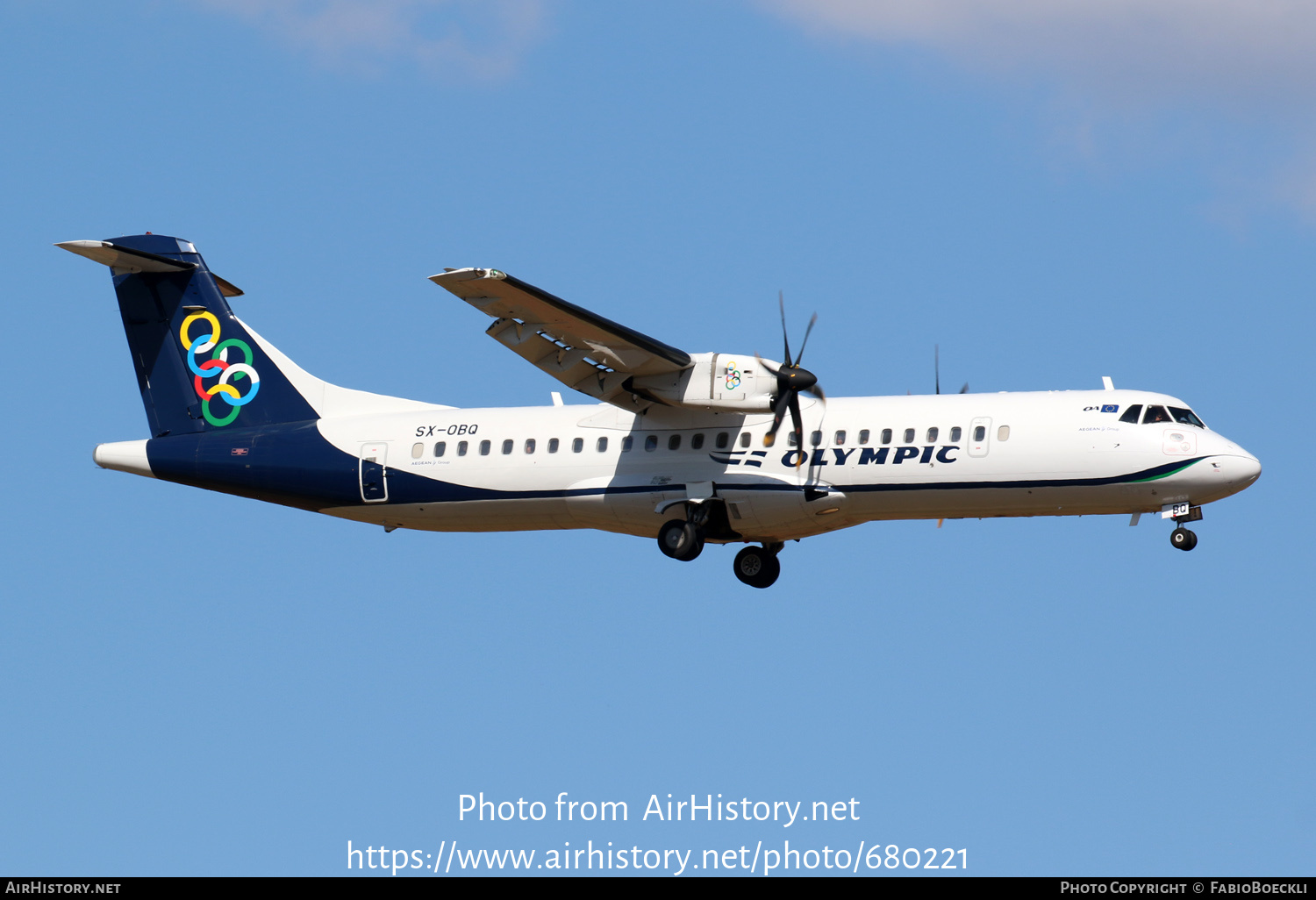 Aircraft Photo of SX-OBQ | ATR ATR-72-600 (ATR-72-212A) | Olympic | AirHistory.net #680221