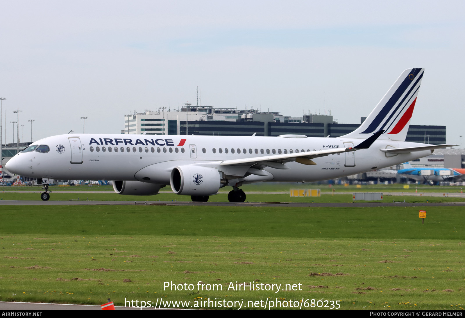 Aircraft Photo of F-HZUE | Airbus A220-371 (BD-500-1A11) | Air France | AirHistory.net #680235