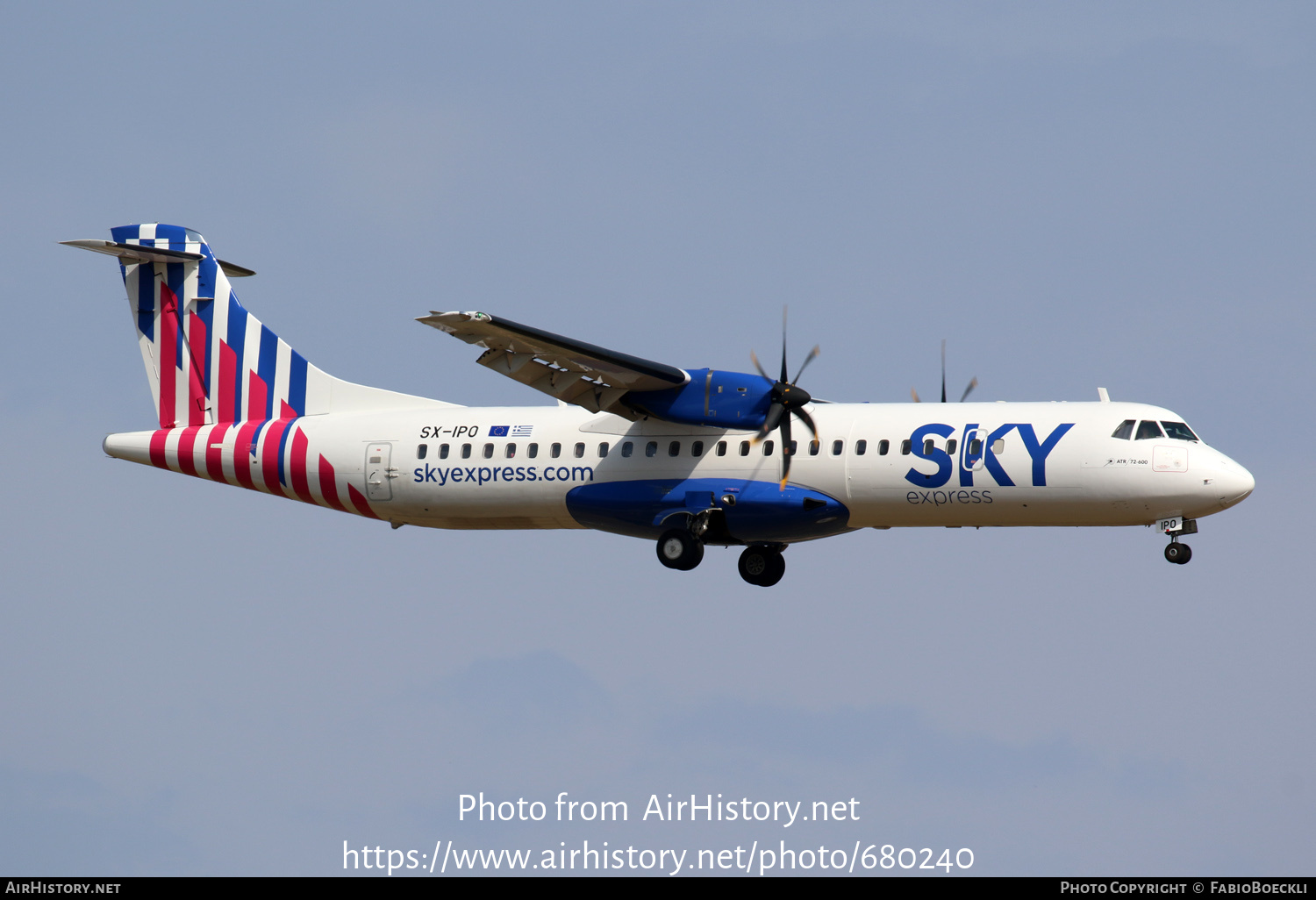 Aircraft Photo of SX-IPO | ATR ATR-72-600 (ATR-72-212A) | Sky Express | AirHistory.net #680240