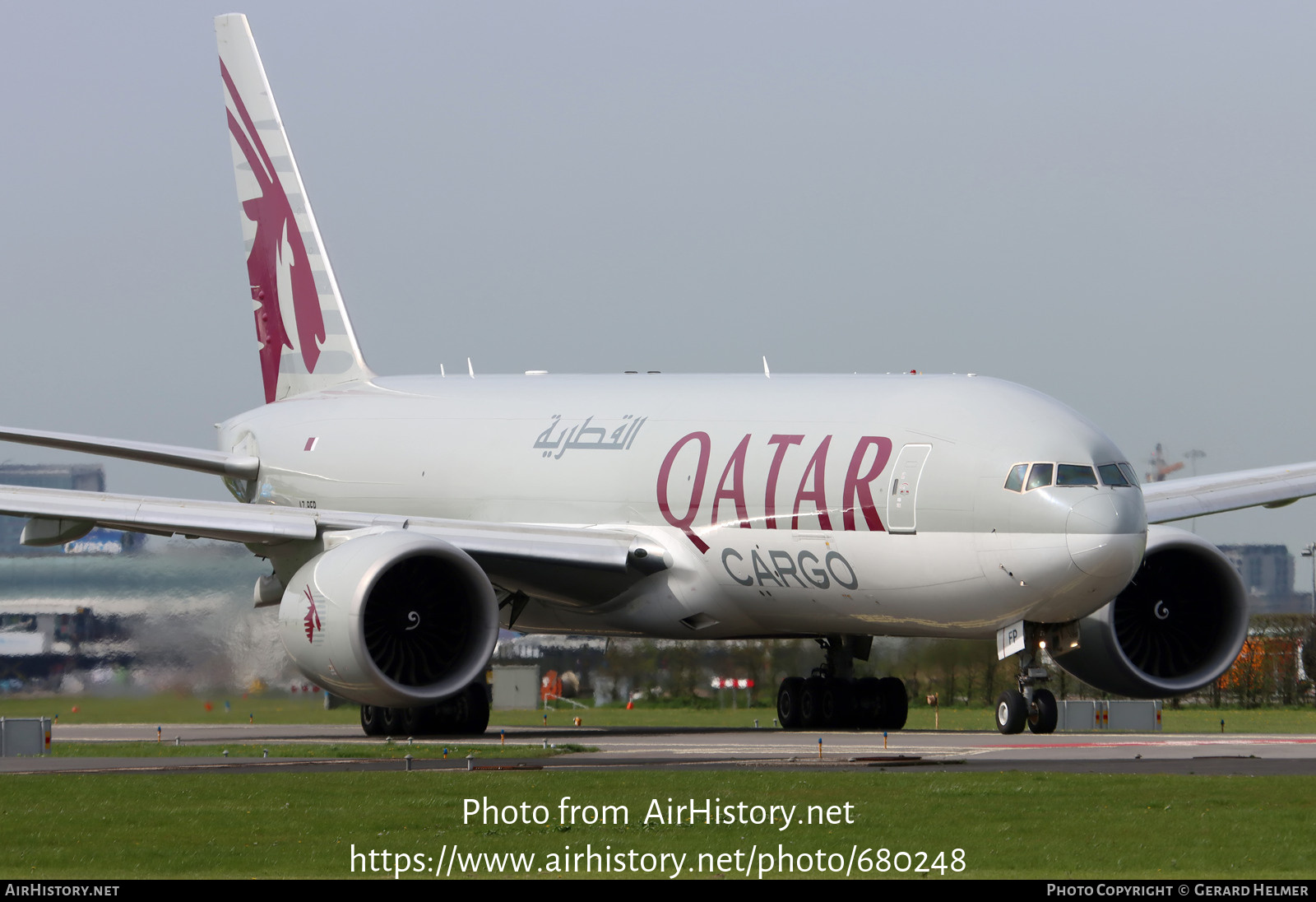 Aircraft Photo of A7-BFP | Boeing 777-F | Qatar Airways Cargo | AirHistory.net #680248