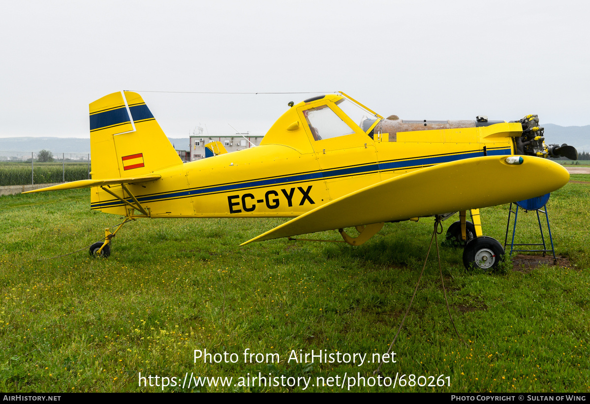 Aircraft Photo of EC-GYX | Air Tractor AT-401 | AirHistory.net #680261