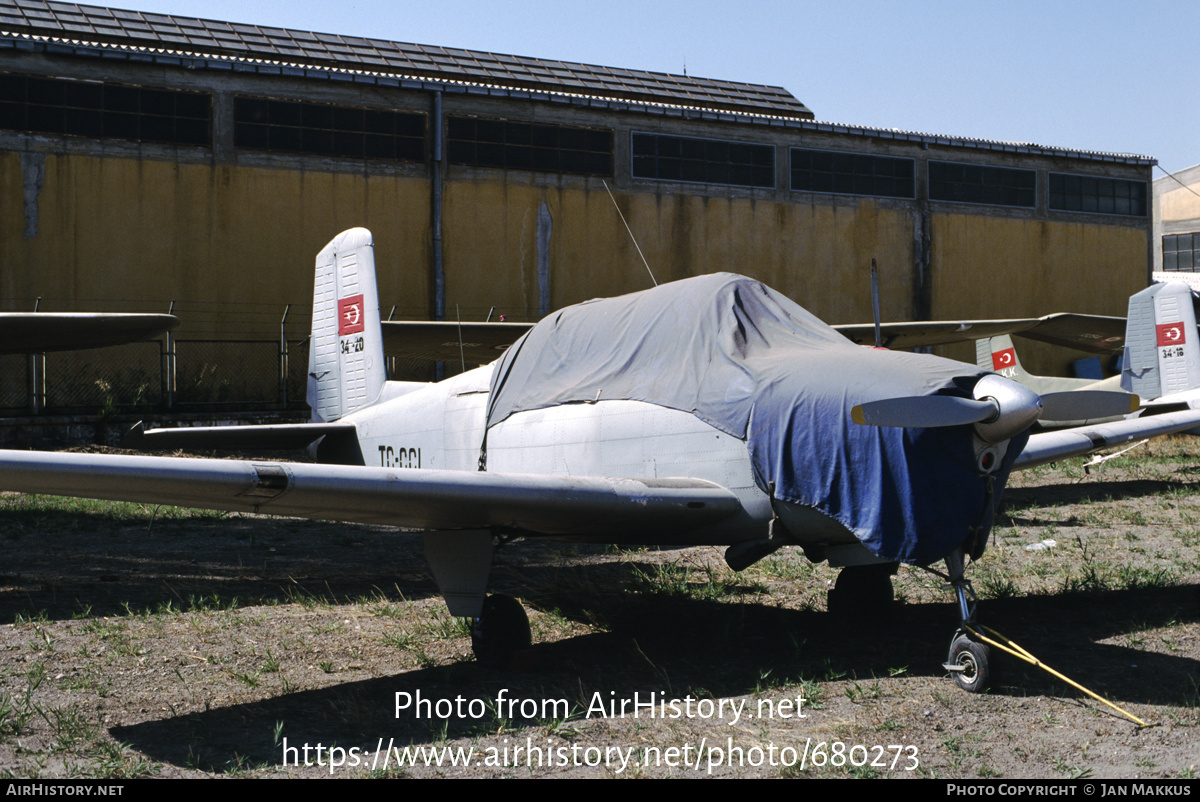 Aircraft Photo of TC-CCI / 34-20 | Beech T-34A Mentor | AirHistory.net #680273