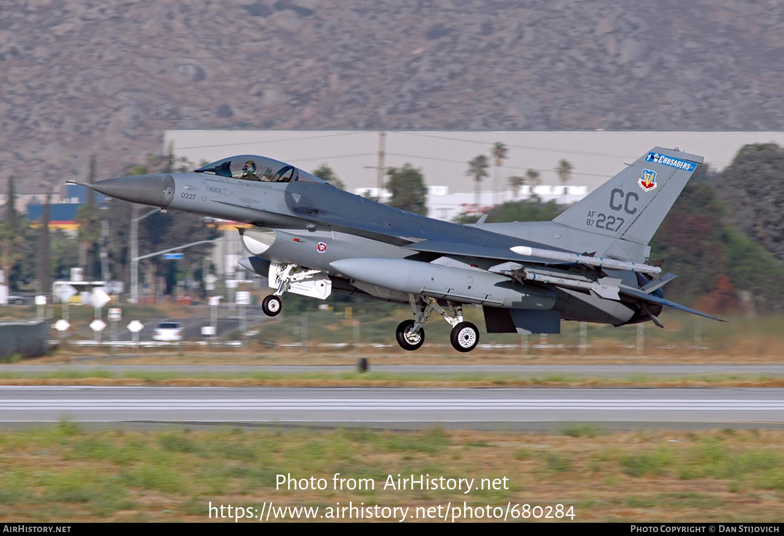 Aircraft Photo of 87-0227 / AF87-227 | General Dynamics F-16C Fighting Falcon | USA - Air Force | AirHistory.net #680284