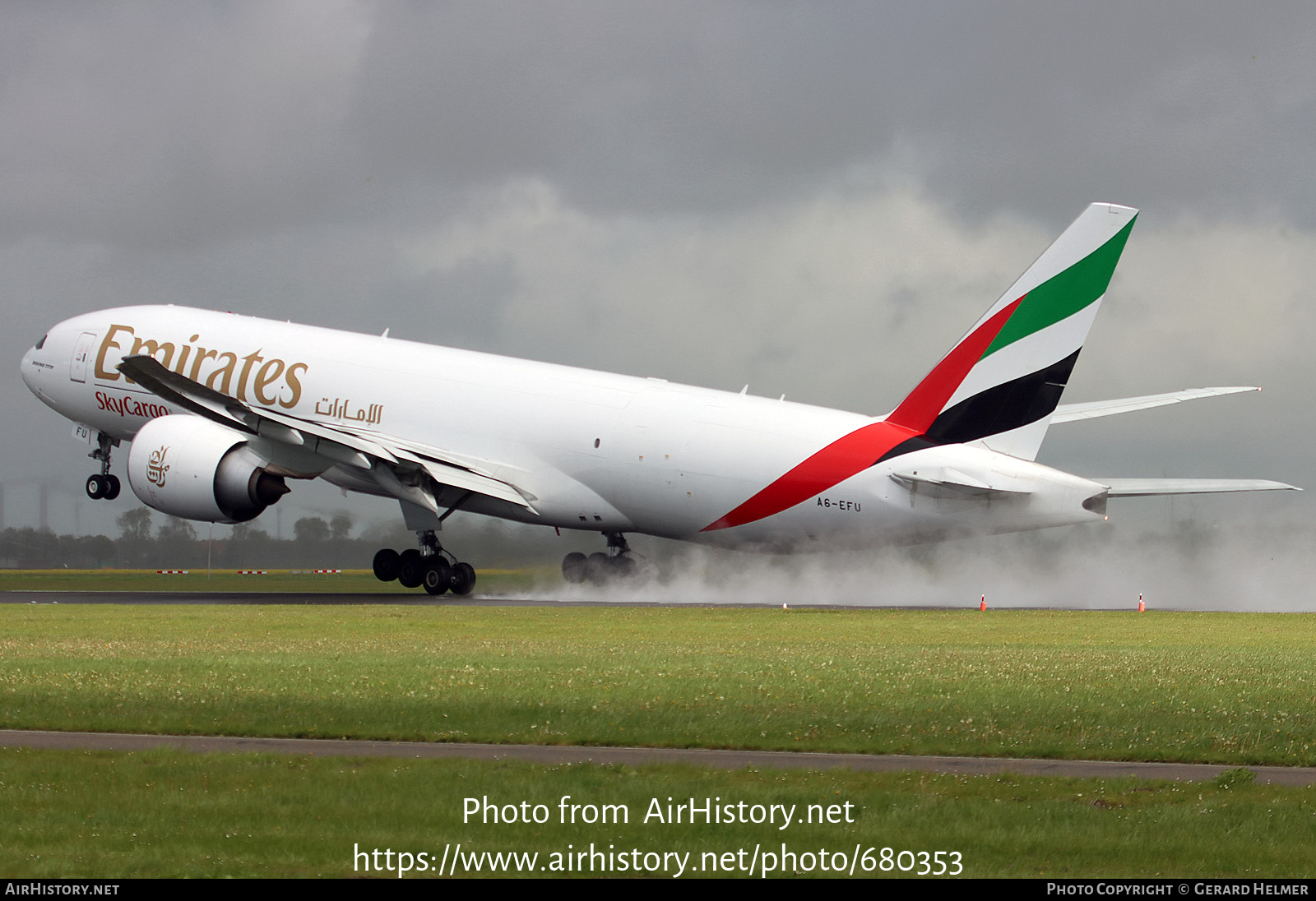 Aircraft Photo of A6-EFU | Boeing 777-F | Emirates SkyCargo | AirHistory.net #680353