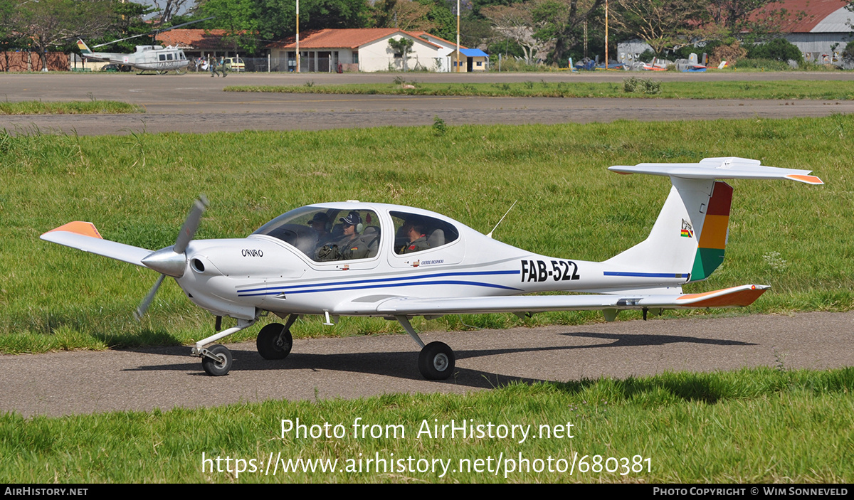 Aircraft Photo of FAB-522 | Diamond DA40 CS Diamond Star | Bolivia - Air Force | AirHistory.net #680381