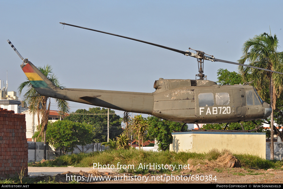 Aircraft Photo of FAB-720 | Bell UH-1H Iroquois | Bolivia - Air Force | AirHistory.net #680384