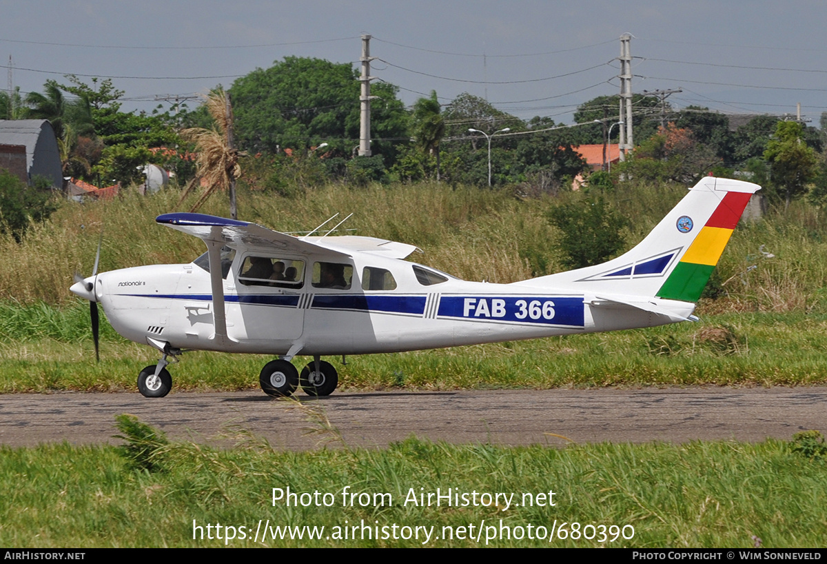 Aircraft Photo of FAB-366 | Cessna U206G Stationair 6 | Bolivia - Air Force | AirHistory.net #680390